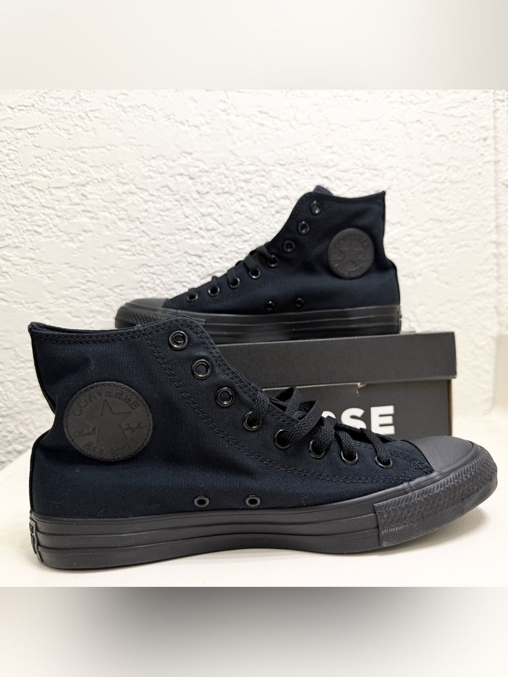 Converse Black High-Top Canvas Sneakers